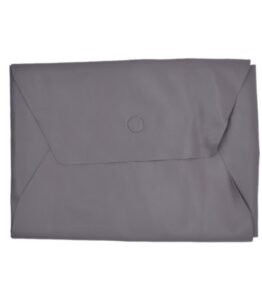 Leather Laptop Sleeve Grey Colour